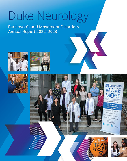 Duke Neurology Annual Report Cover - 2023
